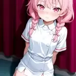 【エロ画像】ピンク髪