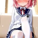 【エロ画像】ピンク髪