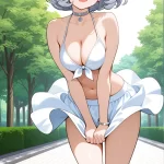 【エロ画像】銀髪外ハ