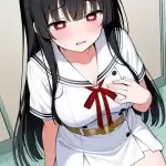 【エロ画像】黒髪セミ