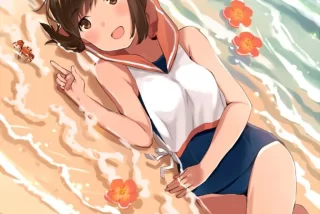 スク水の二次エロ画像