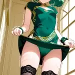 【エロ画像】緑髪ツイ
