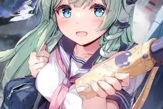 【画像】女の子「傘持