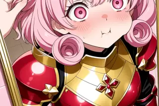 【エロ画像】ピンク髪