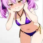 【エロ画像】ピンク髪