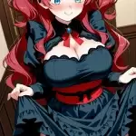 【エロ画像】赤髪ウェ