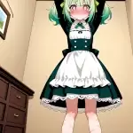【エロ画像】緑髪グラ