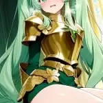 【エロ画像】緑髪ツイ