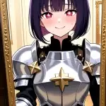 【エロ画像】紫髪外ハ