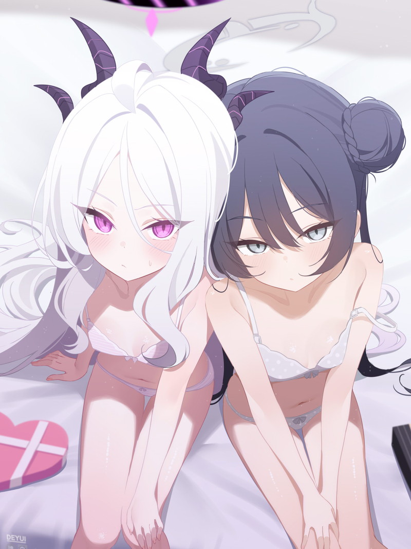 【二次】赤面、のイラスト
